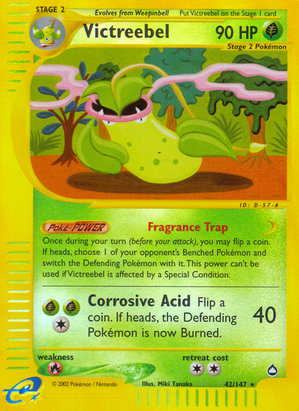 E-Series Aquapolis Victreebel #42/147 reverse holo